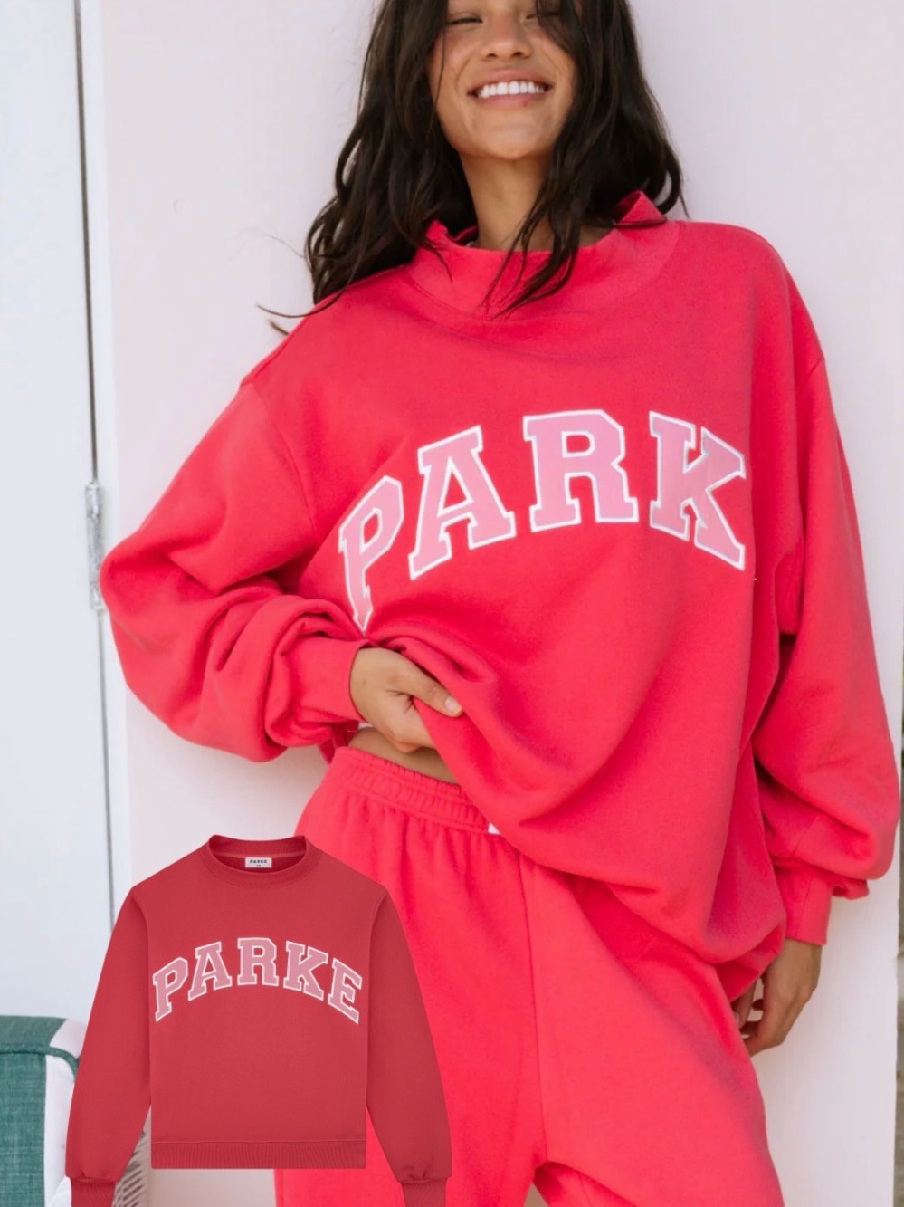 NWT PARKE FLAMINGO SUMMERLAND MOCKNECK SIZE S/M SOLD OUT CONFIRMED ORDER